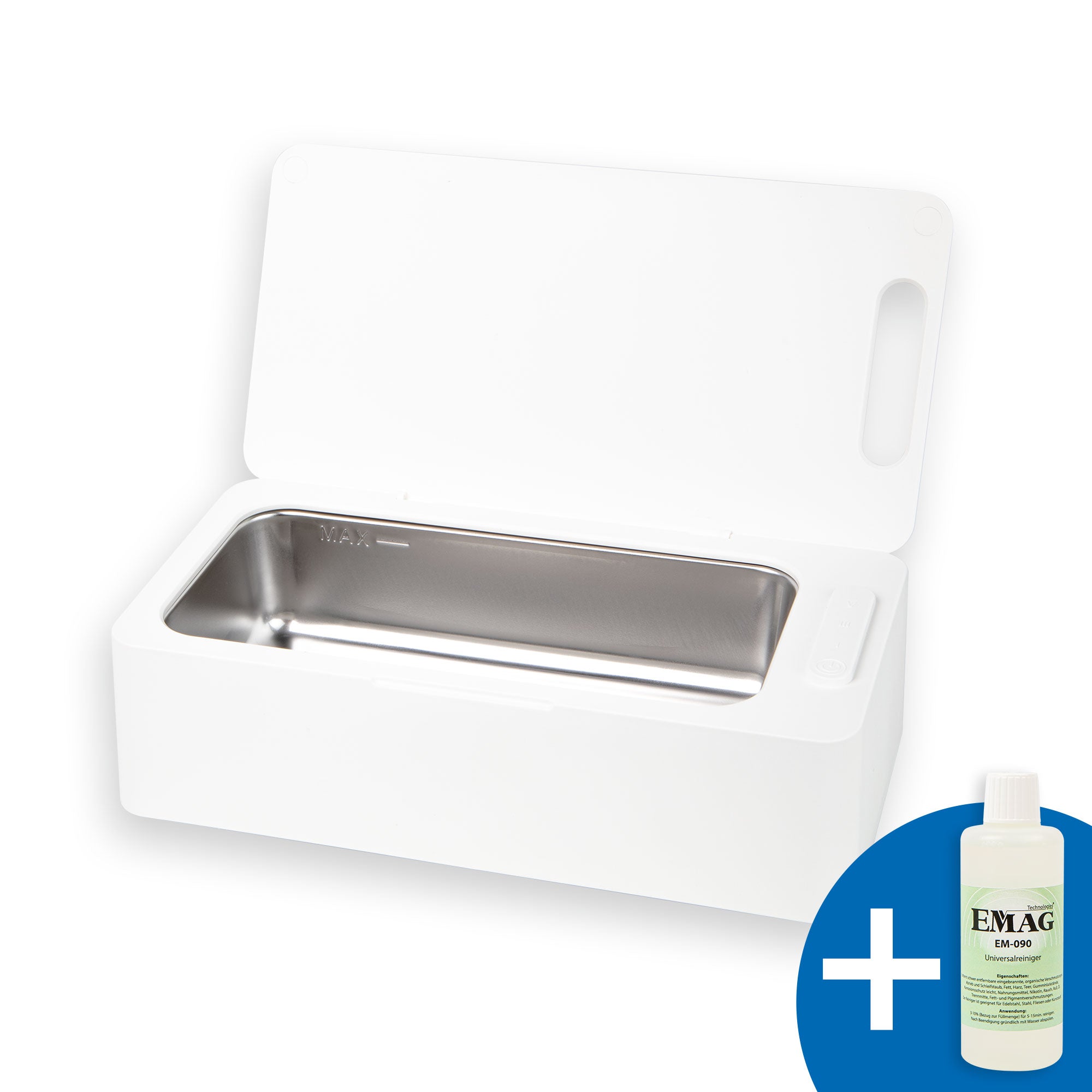 Pulitore ad ultrasuoni Emmi-03D con vasca in acciaio inox