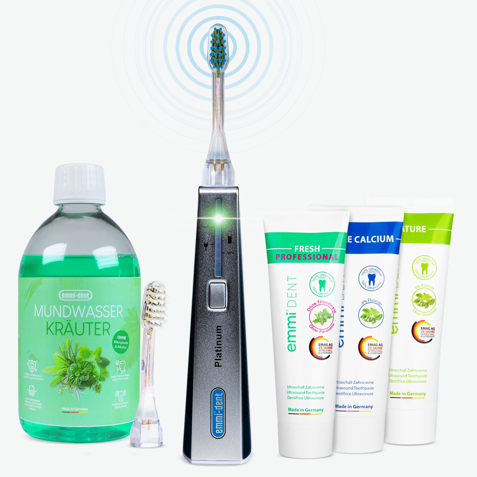 Coffret brosse à dents à ultrasons Platinum Nature