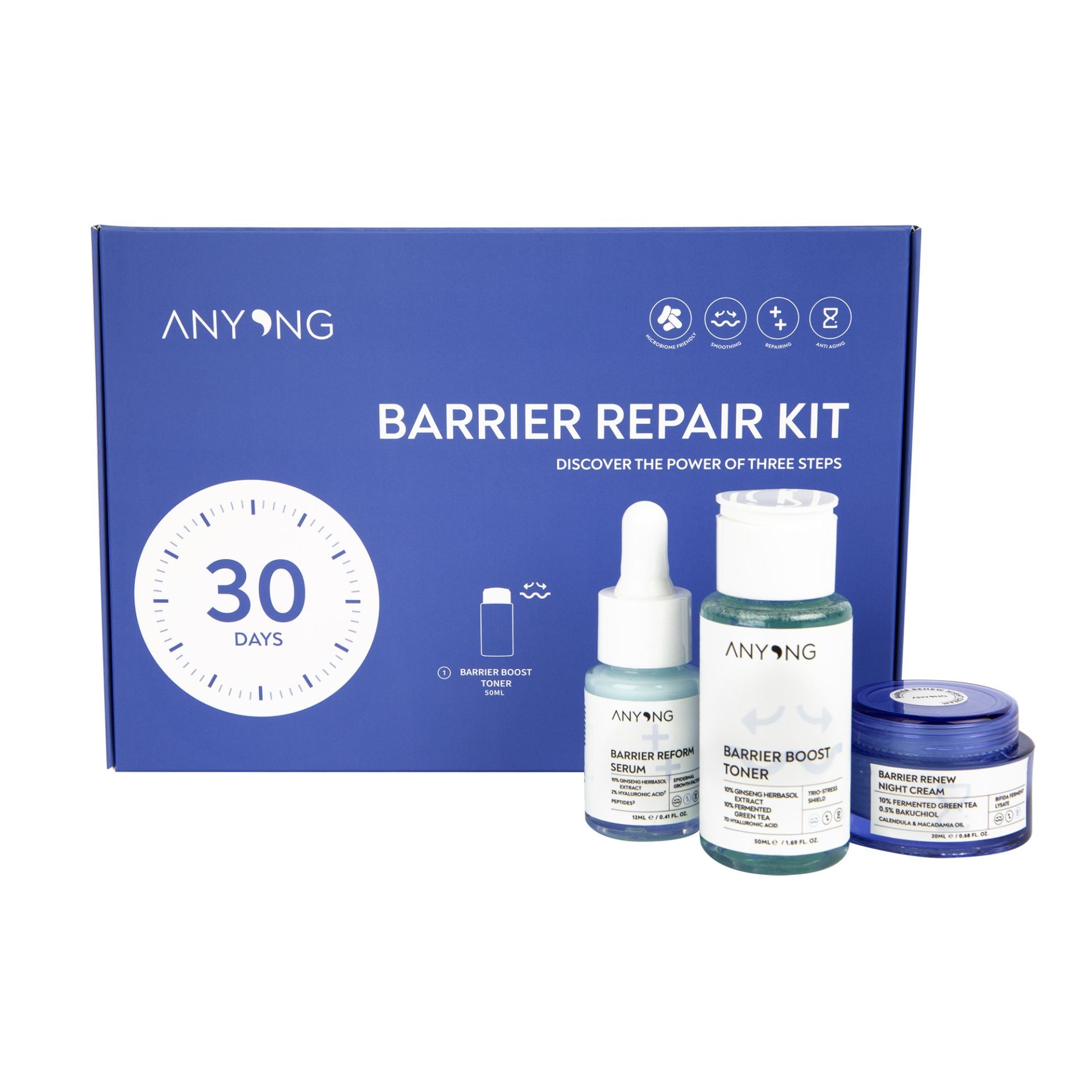 Set de suero facial BARRIER REPAIR KIT 30 días