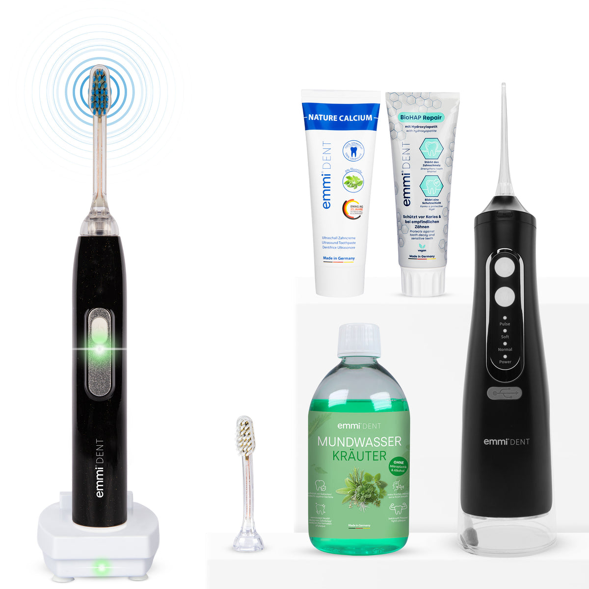 Implant Care Set Ultrasonic Toothbrush Metallic