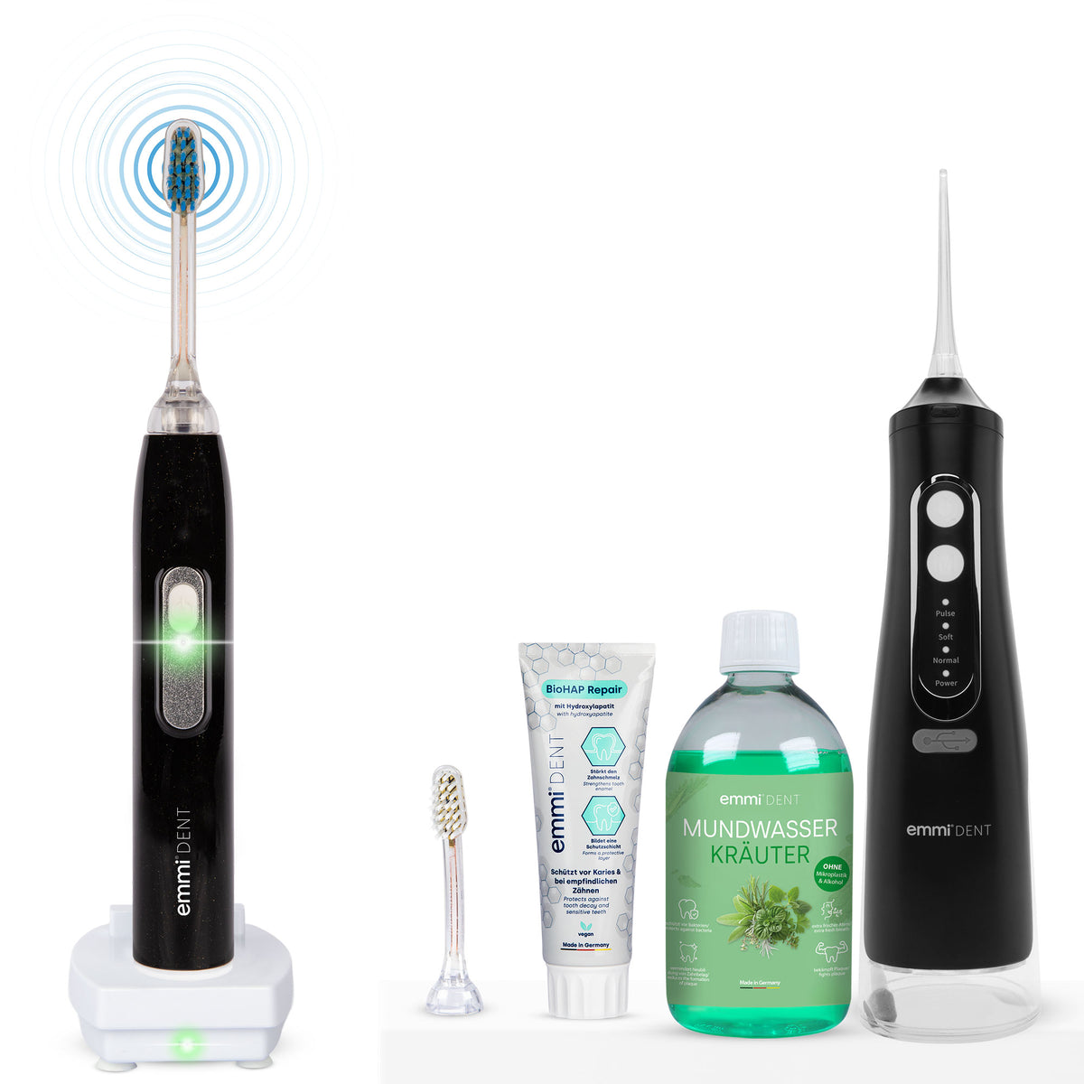 Metallic Sensitiv- Set Ultraschallzahnbürste