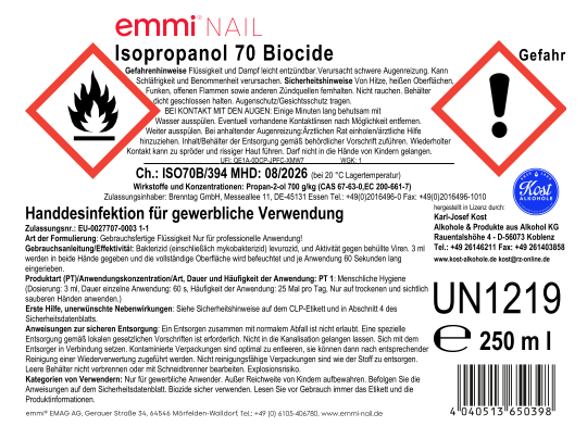 Désinfectant pour les mains et les surfaces - 250 ml