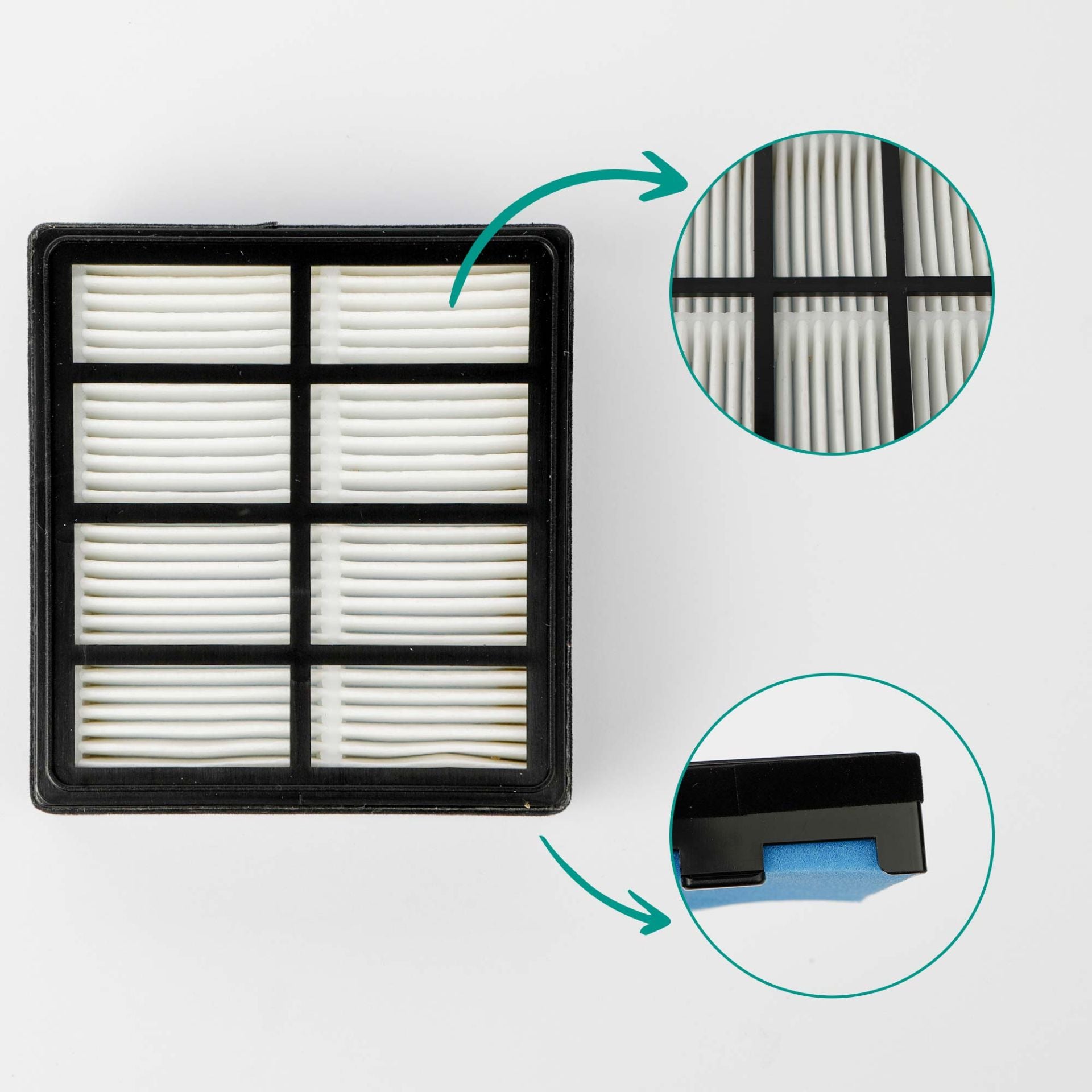 Kit de mantenimiento de filtros de repuesto para el hogar 