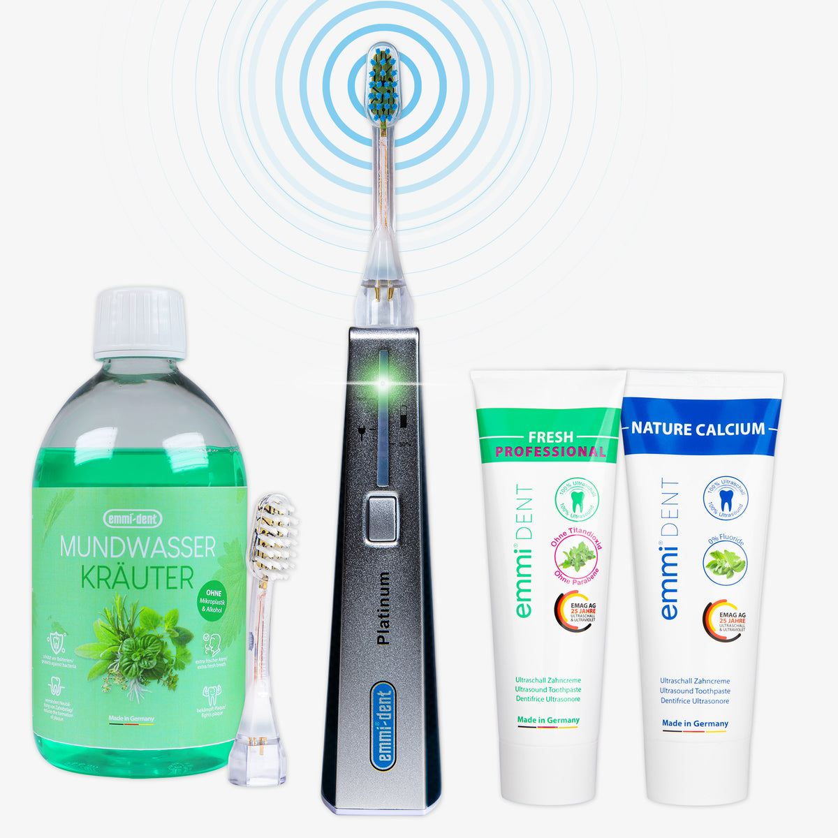 Cepillo de dientes ultrasónico Platinum Nature Set